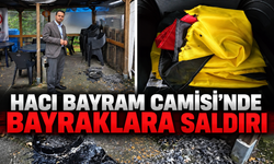ATİB Hacı Bayram Camisi’nde Türk ve Alman Bayraklarına Saldırı