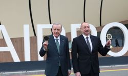 Cumhurbaşkanı Erdoğan, Azerbaycan'ın Laçın Havalimanı açılışında