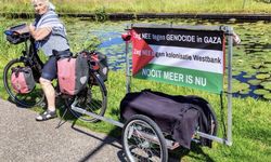 75 Yaşındaki Hollandalı Kadın Filistin İçin Bisiklet Turu Yapıyor