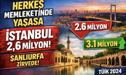 Herkes Kendi Memleketinde Yaşasaydı: İstanbul 2,6 Milyona Düşüyor, Şanlıurfa Zirvede