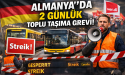 Almanya’da Toplu Taşıma Çalışanları 2 Günlük Uyarı Grevine Gidiyor