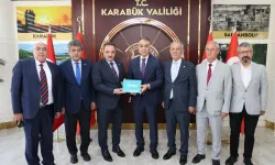 Basın Temsilcilerinden Karabük Valisi'ne Ziyaret