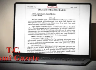 Resmi Gazete'de yayımlandı: YSK'dan milletvekili dağılımı kararı