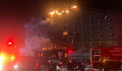 Bolu Kartalkaya'da otel yangını