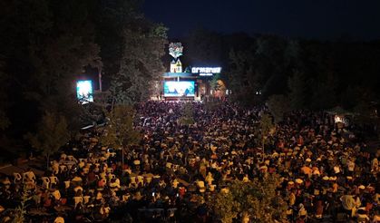 Ormanya gece sineması 5 bin katılımcıyla rekor kırdı