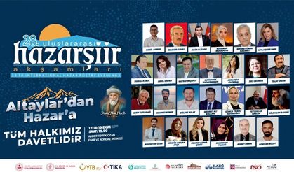 28. ULUSLARARASI HAZAR ŞİİR AKŞAMLARI BAŞLIYOR