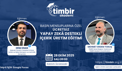 TİMBİR Akademi'den Ücretsiz Yapay Zekâ İçerik Üretim Eğitimi
