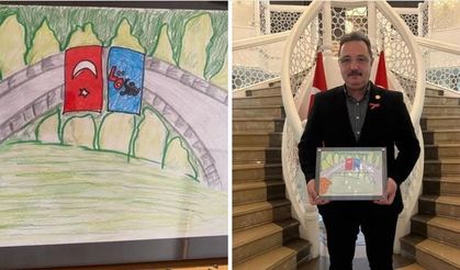 TİMBİR Genel Başkanı Dr. Süleyman Basa'ya LÖSEV'den anlamlı hediye