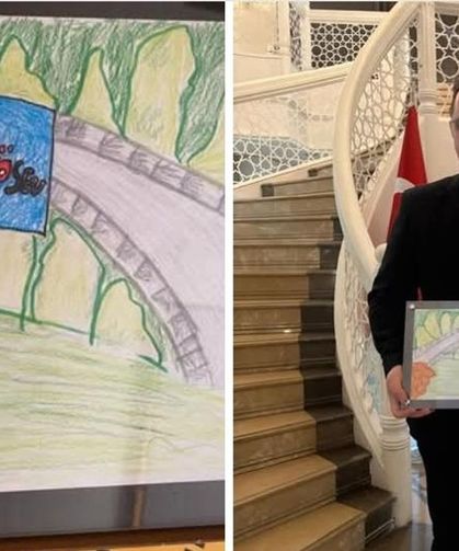 TİMBİR Genel Başkanı Dr. Süleyman Basa'ya LÖSEV'den anlamlı hediye