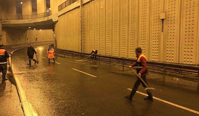 Kağıthane'de Çağlayan Alt Geçidi'ni su bastı