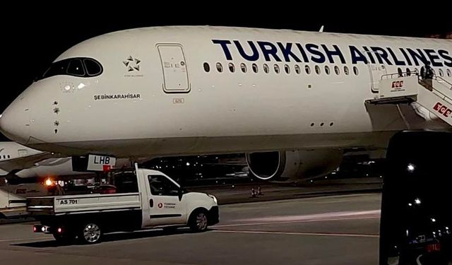 Şebinkarahisar göklerde, THY uçağına ismi verildi