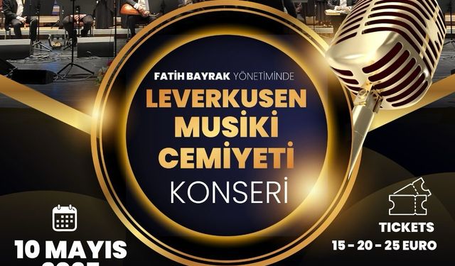 Leverkusen Musiki Cemiyeti’nden Dev Konser: Türkiye’den Virtüöz Sanatçılar Sahne Alacak