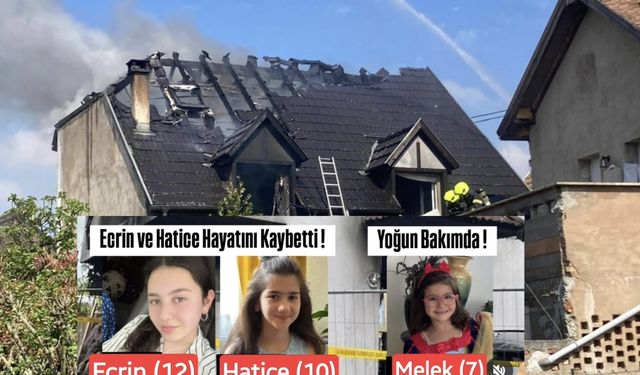 FRANSA'DA TÜRK AİLENİN EVİNDE YANGIN: 2 ÇOCUK HAYATINI KAYBETTİ