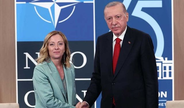 Cumhurbaşkanı Erdoğan ile İtalya Başbakanı Meloni arasında önemli görüşme
