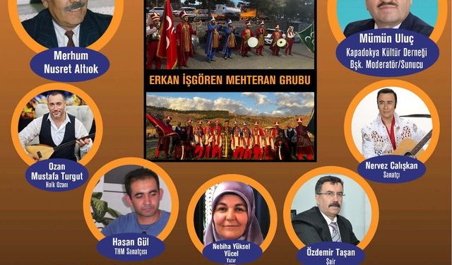 Kapadokya’da Gurbetçiler Kültür ve Müzik Şöleninde Buluşuyor