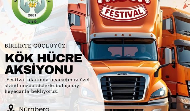 Umut Yolu Derneği, Truck Festivali’nde Umut Dağıtacak