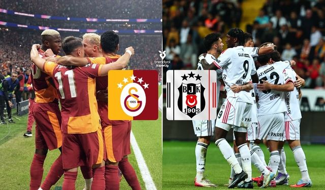 Süper Lig'de derbi ateşi: Galatasaray, Beşiktaş'ı ağırlıyor