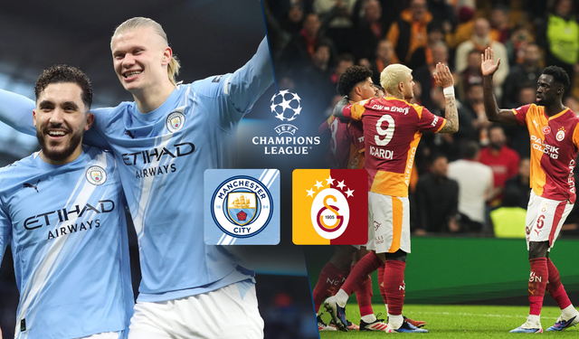 Muhtemel 11'ler: Galatasaray, Manchester City deplasmanında