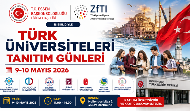 Türkiye’deki Yükseköğretim Olanakları Dortmund’da Tanıtılacak