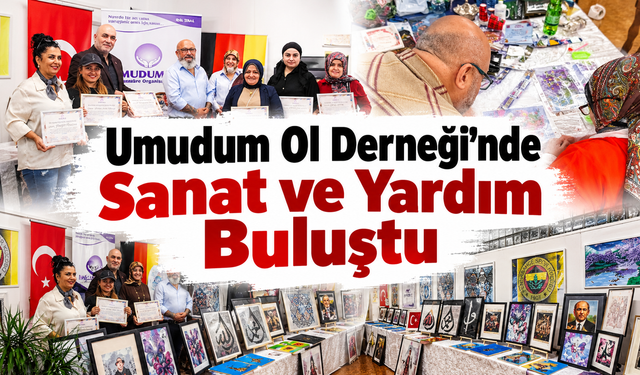 Umudum Ol Derneği’nde Sanat ve Yardım Buluştu