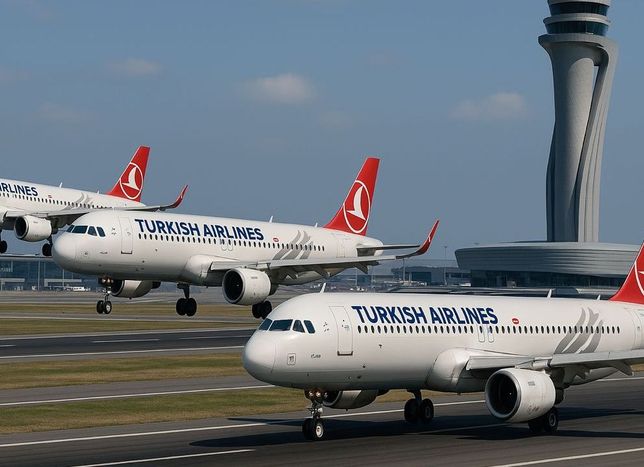 İstanbul Havalimanı’nda bir ilk: Aynı anda üç uçak havalandı