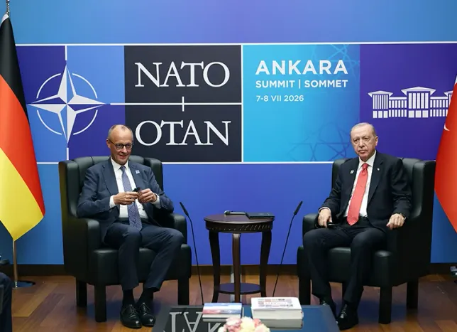 Cumhurbaşkanı Erdoğan, Almanya Başbakanı Merz ile görüştü