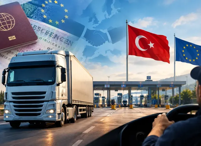 TIR sürücülerinin Schengen vizesi sorunları için diplomatik girişimler sürüyor
