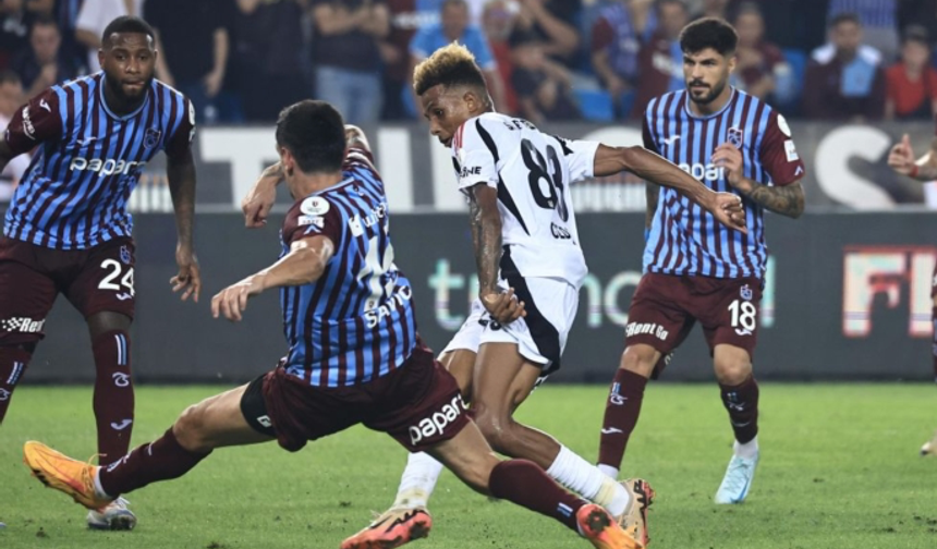 Haftanın maçında galip çıkmadı: Trabzonspor 1-1 Beşiktaş