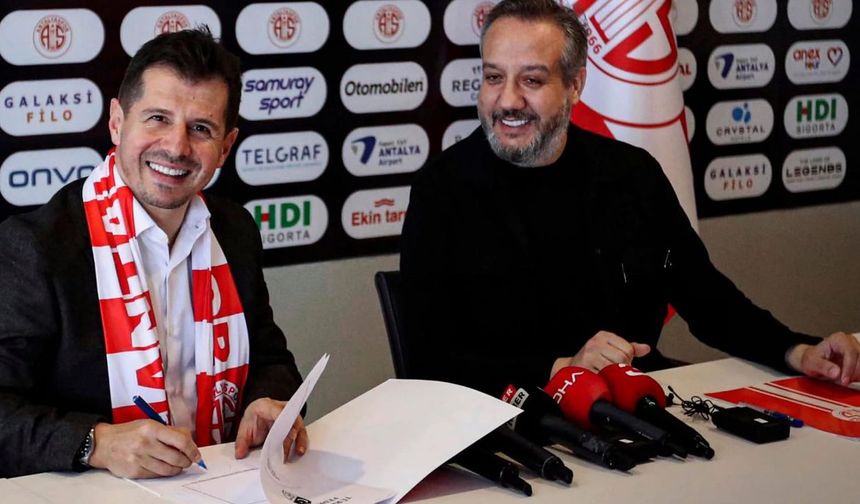 Antalyaspor‘da Emre Belözoğlu dönemi resmen başladı