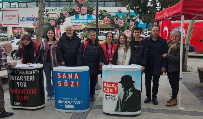 Isparta CHP'den de imza kampanyası