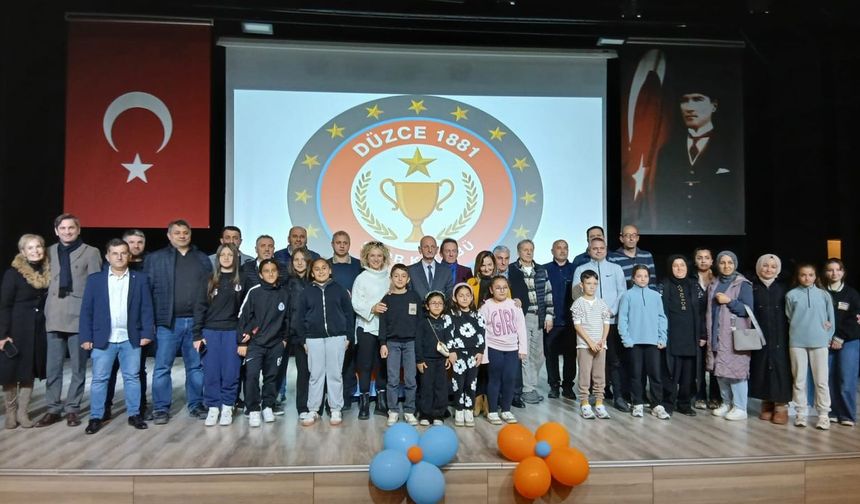 Özel çocuk ağırlıklı “Düzce 1881 Spor Kulübü" kuruldu
