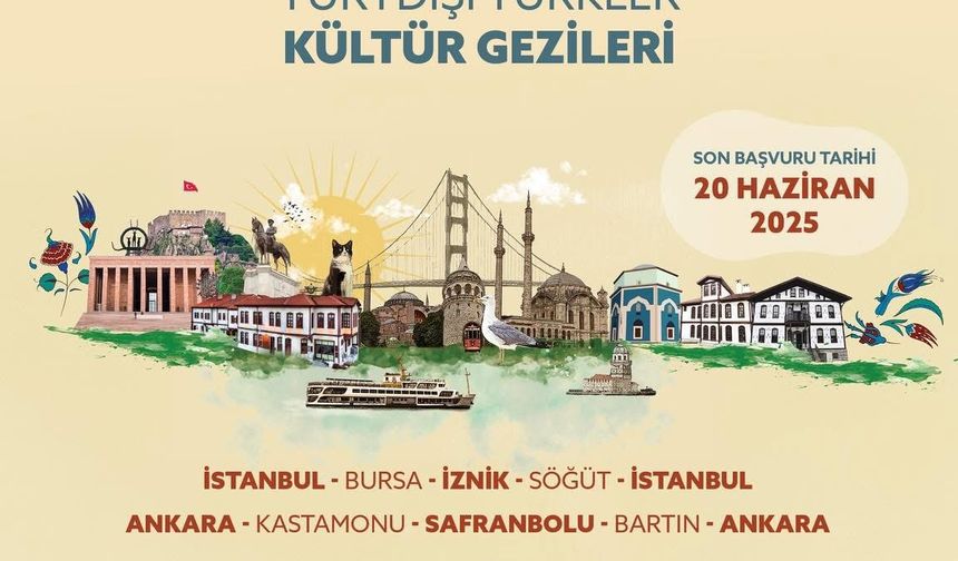 Yurtdışında Yaşayan Türk Gençlerine Türkiye’de Kültür Gezisi Fırsatı