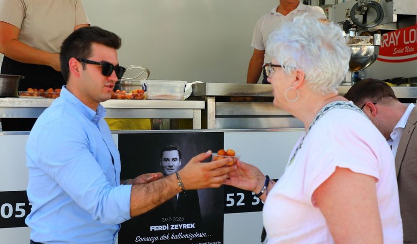 Bodrum’da Ferdi Zeyrek için lokma hayrı