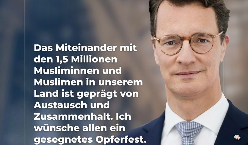 NRW Başbakanı Hendrik Wüst’ten Kurban Bayramı Mesajı: “Dışlama ve Ayrımcılığa Yer Yok”