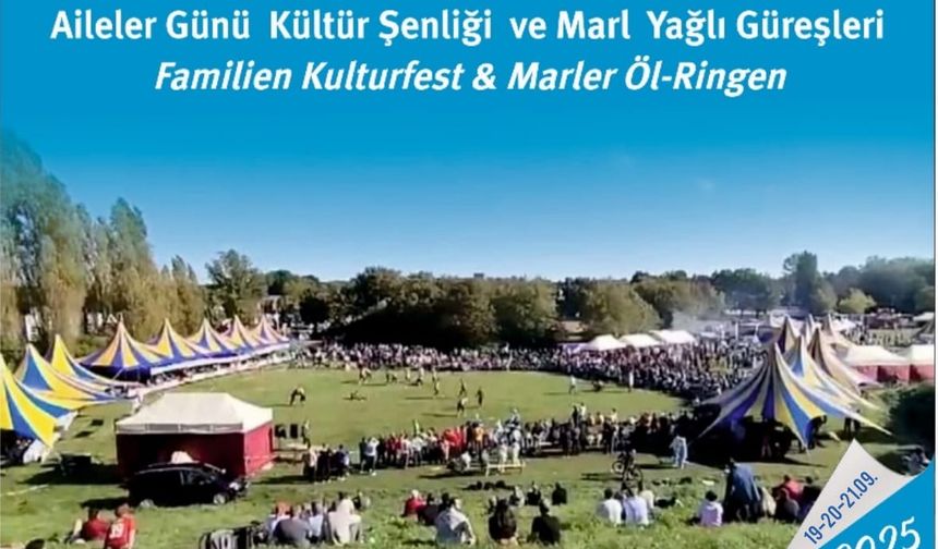 Marl’da Aileler Günü Kültür Şenliği ve 16. Marl Yağlı Güreş Heyecanı 2025’te