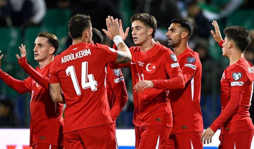 A Milli Takım Bulgaristan'da gol oldu yağdı: 6-1!