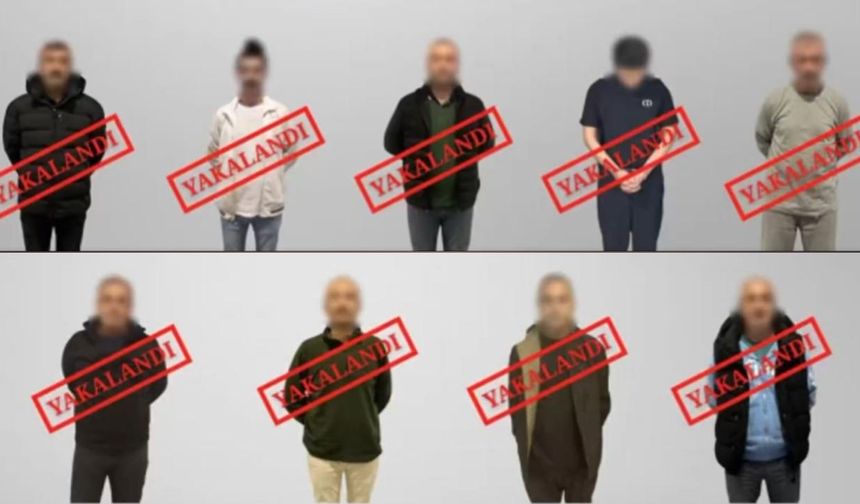 Kırmızı bültenle aranan 9 suçlu Türkiye'ye getirildi