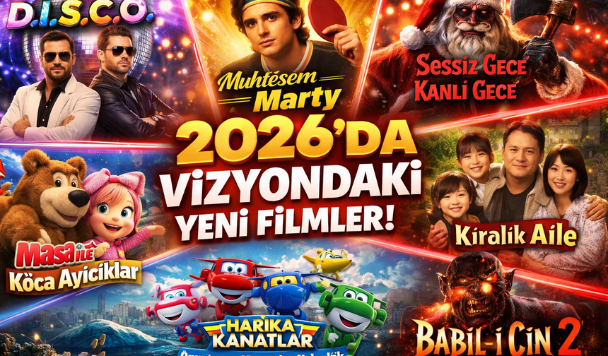 2026’nın İlk Vizyon Filmleri Açıklandı: Sinema Salonlarında Tür Zenginliği