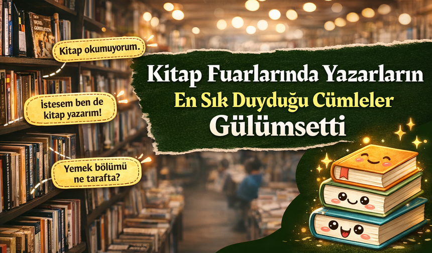 Kitap Fuarlarında Yazarların En Sık Duyduğu Cümleler Gülümsetti