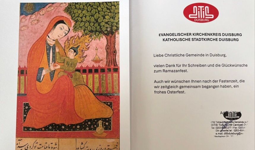 Ramazan Bayramı jestine Paskalya tebriği ile yanıt