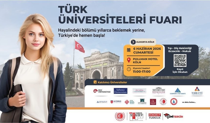 Köln’de Türk Üniversiteleri Tanıtım Fuarı Düzenleniyor