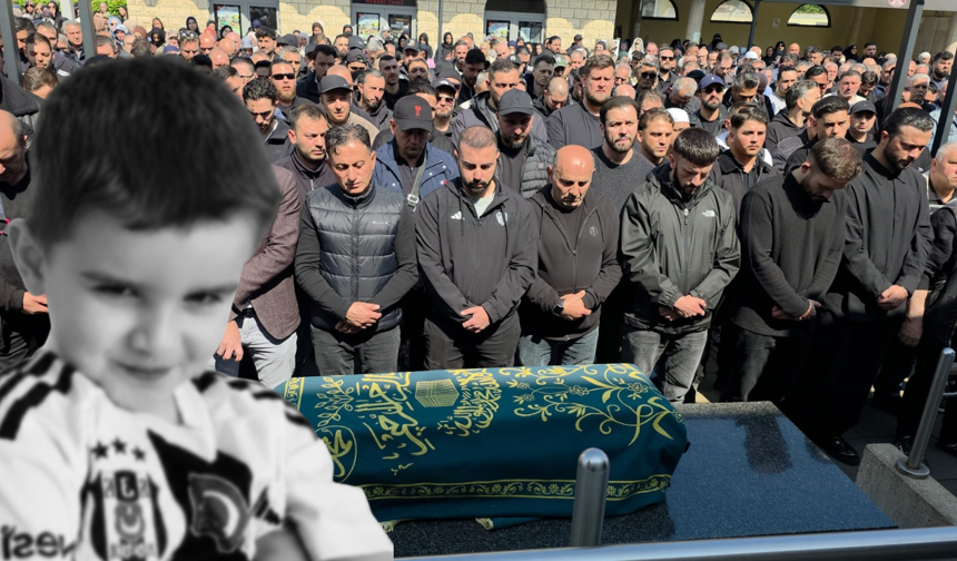 Minik Elyas’a Duisburg’da Gözyaşlarıyla Veda