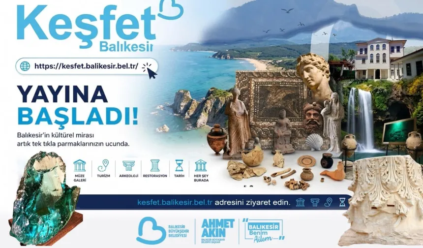 Balıkesir'in dijital keşfi yayında