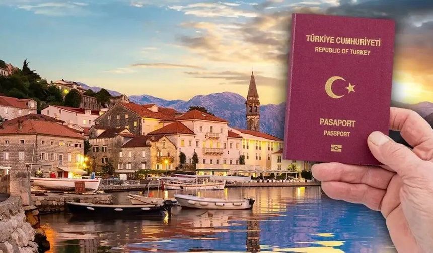 Karadağ'a Vizesiz Giriş Sona Eriyor, Son Tarih Verildi