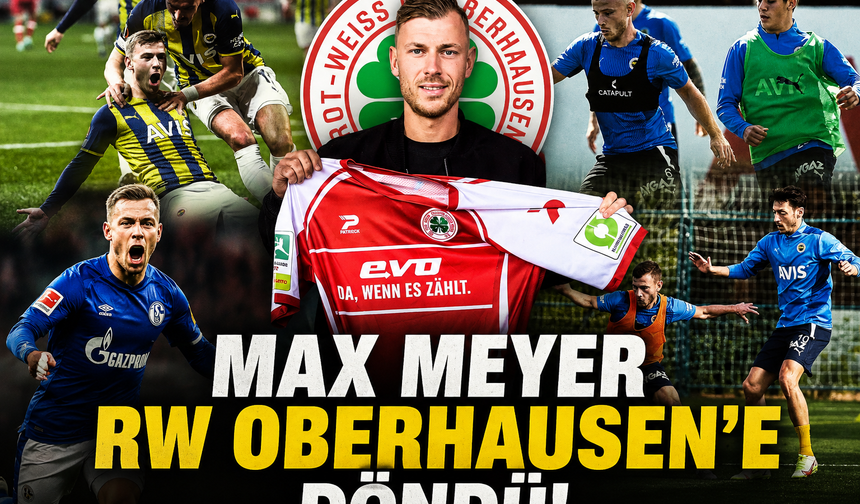 Eski Fenerbahçeli Max Meyer, RW Oberhausen’e Döndü
