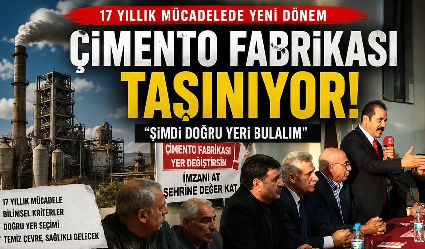 Prof. Dr. Bilal Çoban’dan Çimento Fabrikası İçin Çağrı