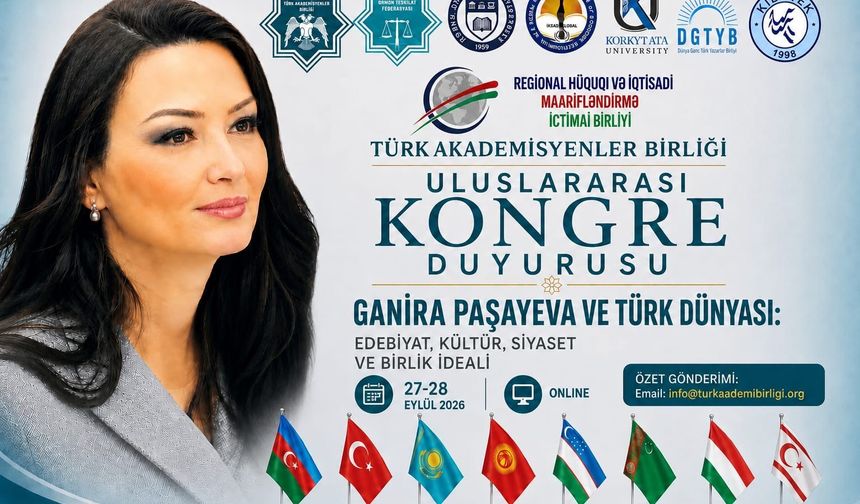 Ganira Paşayeva ve Türk Dünyası Uluslararası Kongresi Eylül’de Düzenlenecek