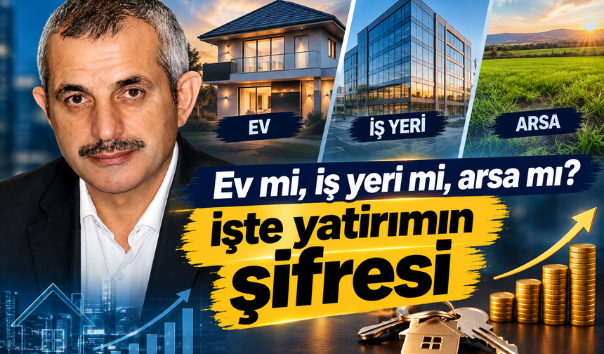 Ev mi, iş yeri mi, arsa mı? İşte yatırımın şifresi