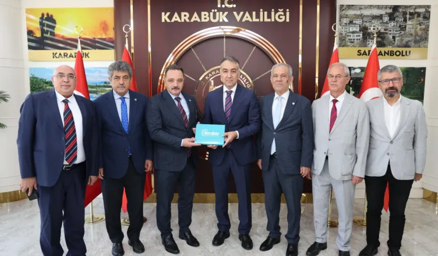 Basın Temsilcilerinden Karabük Valisi'ne Ziyaret