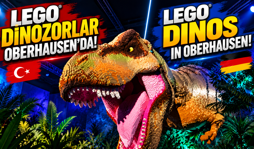 LEGO Jurassic World Sergisi 19 Kasım’da Oberhausen’da Açılıyor